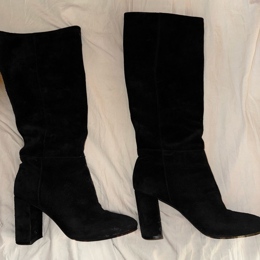 Chinese Laundry Black Heeled Boots